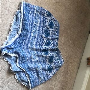 Cute patterned summer shorts